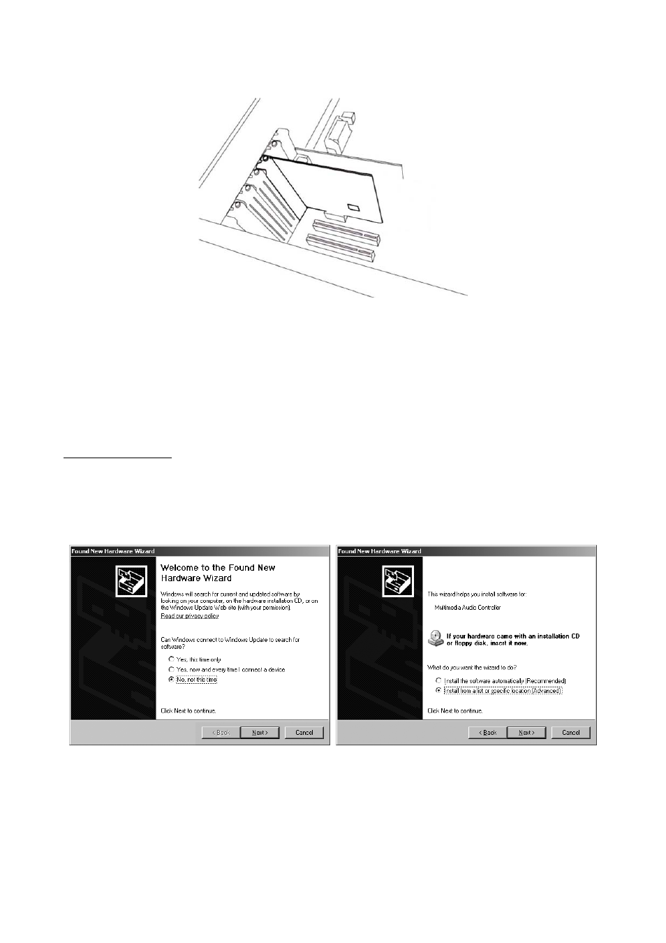 Driver software installation | ESI MAYA44 XTe User Manual | Page 7 / 20