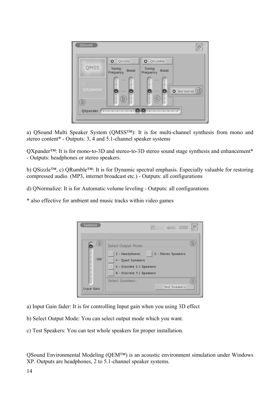 ESI Prodigy 7.1 HiFi User Manual | Page 14 / 21