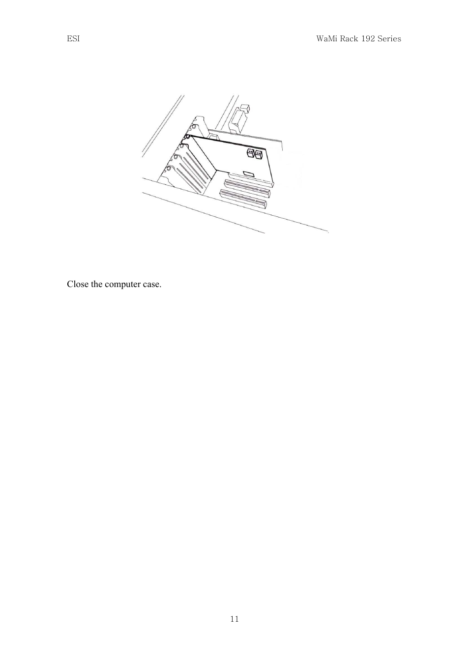 ESI WaMi Rack 192L User Manual | Page 10 / 43
