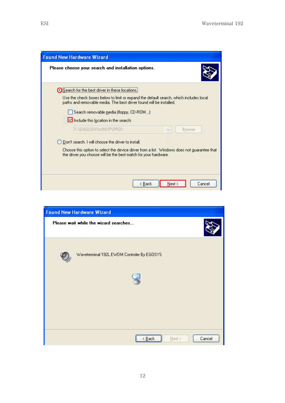 ESI Waveterminal 192L User Manual | Page 11 / 54