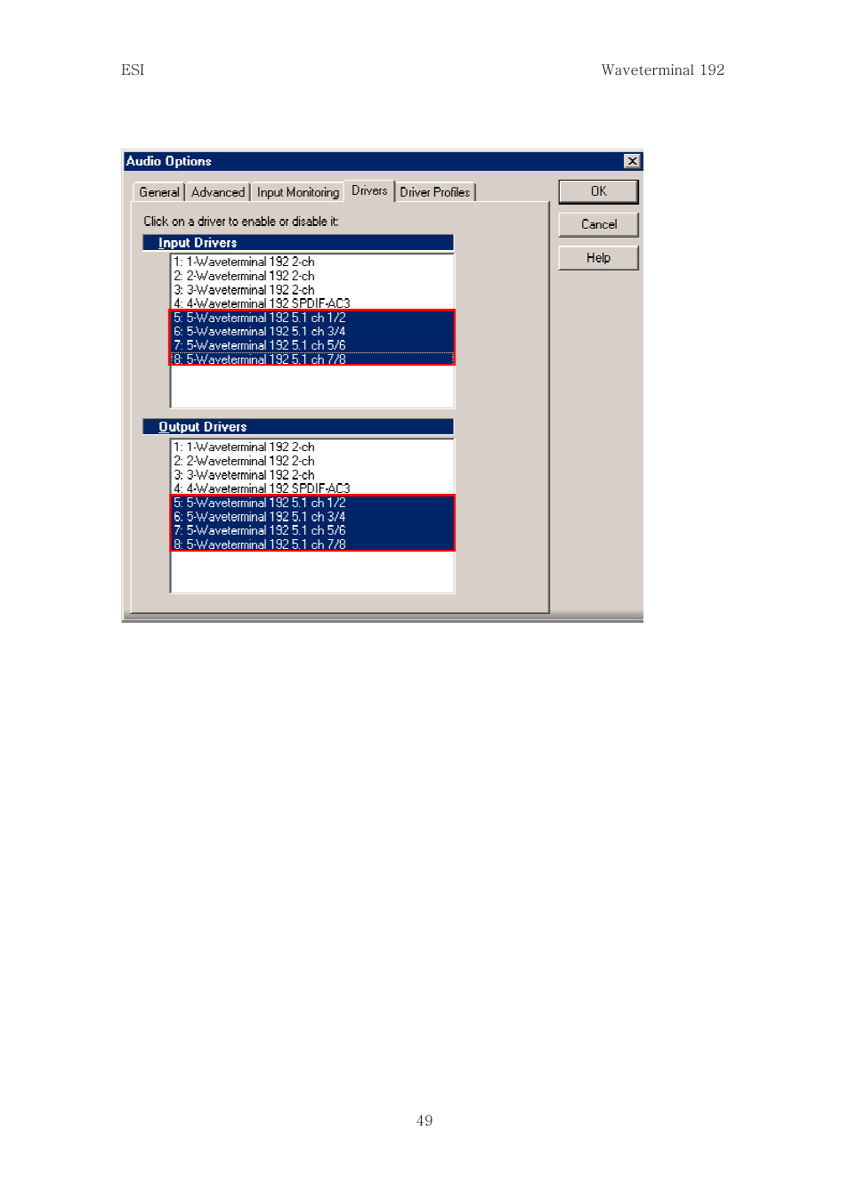 ESI Waveterminal 192L User Manual | Page 48 / 54