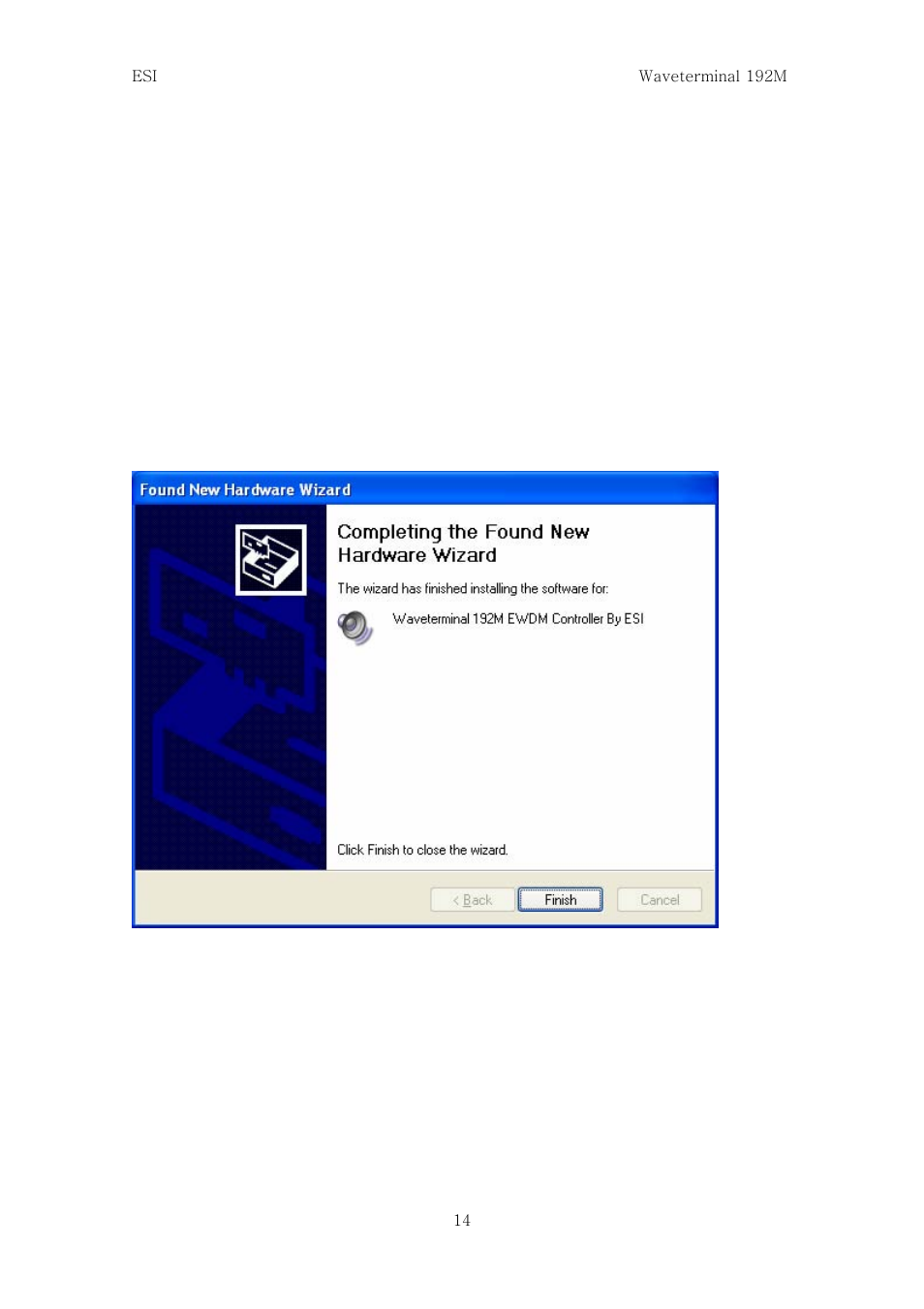 ESI Waveterminal 192M User Manual | Page 13 / 45