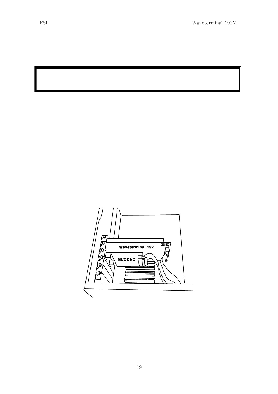 Mi/odi/o add-on card (sold separately) | ESI Waveterminal 192M User Manual | Page 18 / 45