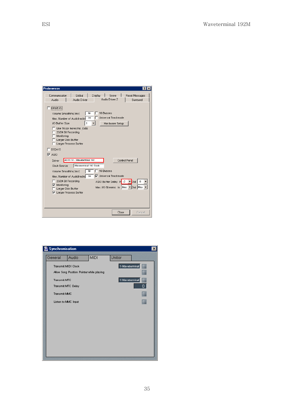 Logic | ESI Waveterminal 192M User Manual | Page 34 / 45