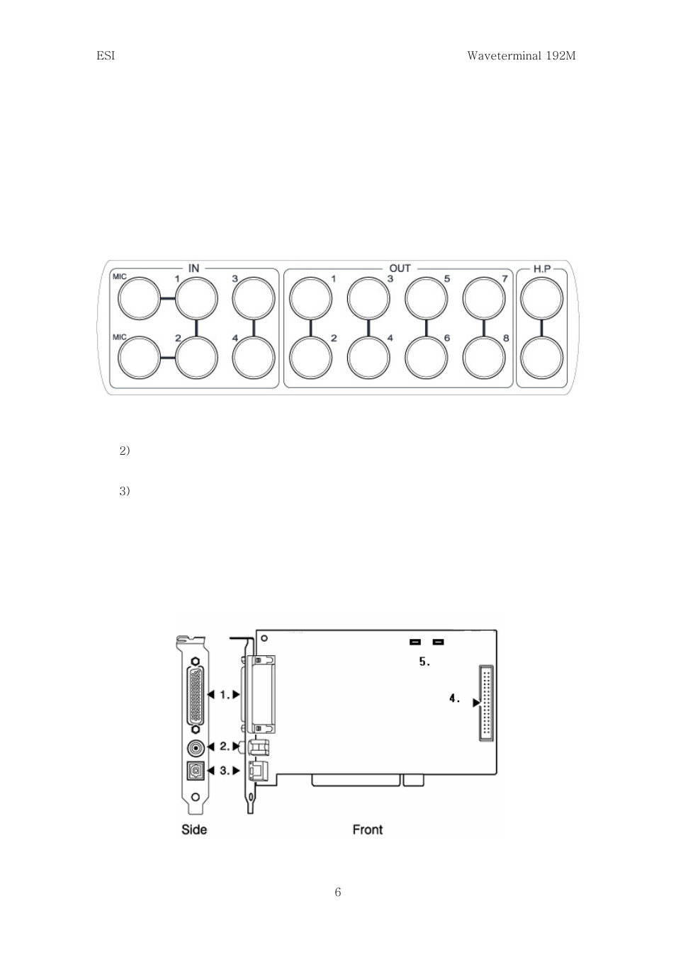 Description of waveterminal 192m, Break out box, Pci card | ESI Waveterminal 192M User Manual | Page 5 / 45