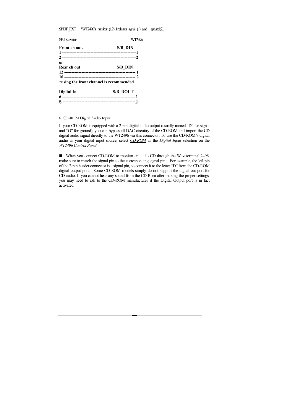 ESI Waveterminal 2496 User Manual | Page 13 / 38