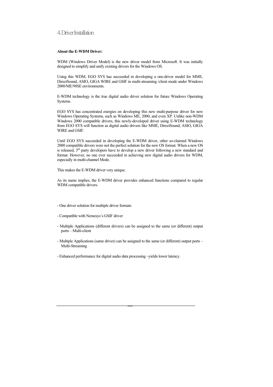 Driver installation | ESI Waveterminal 2496 User Manual | Page 14 / 38