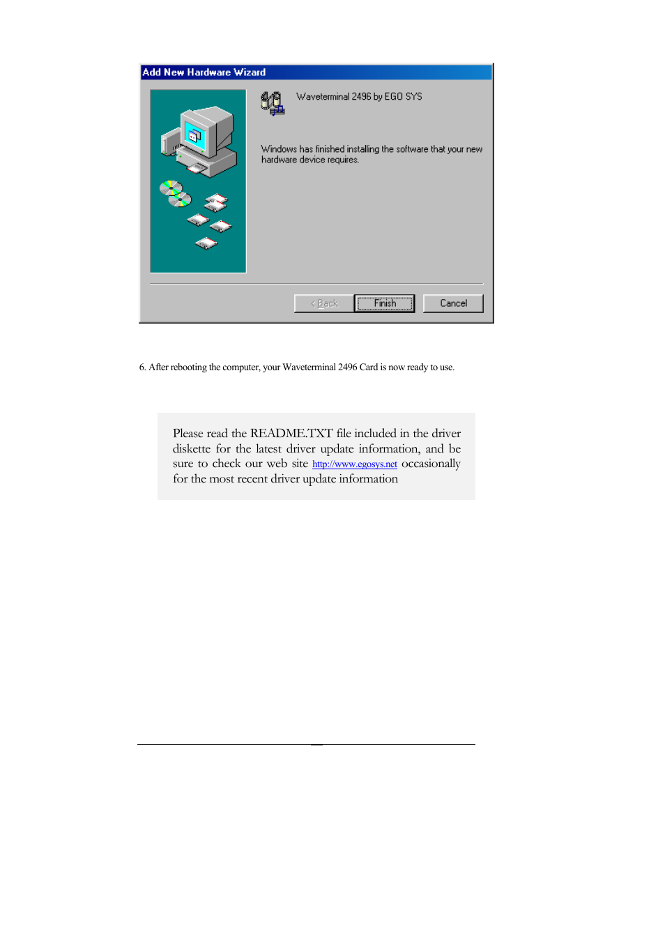 ESI Waveterminal 2496 User Manual | Page 20 / 38