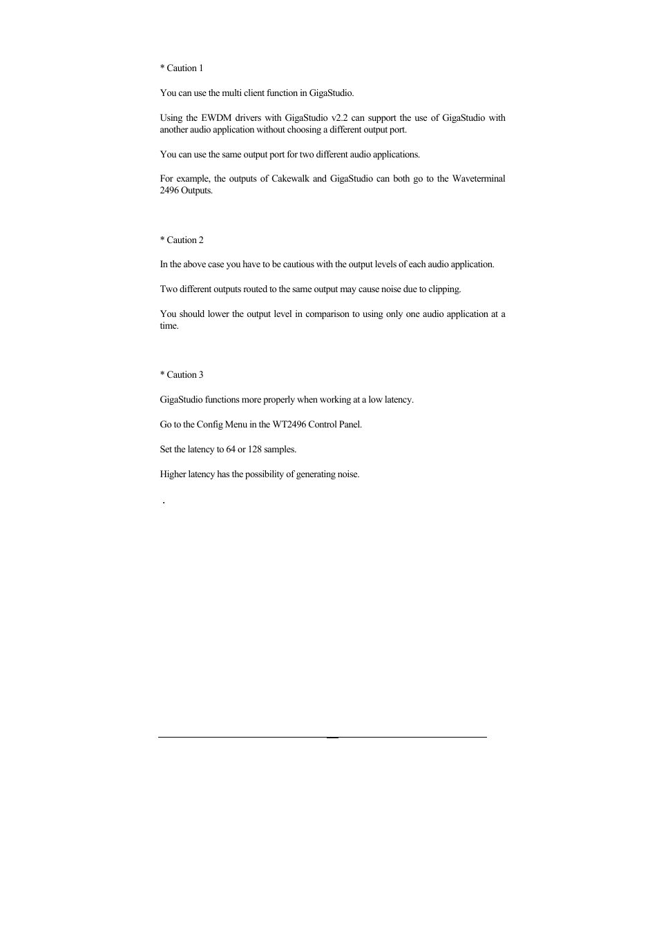ESI Waveterminal 2496 User Manual | Page 31 / 38