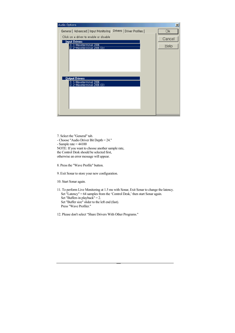 ESI Waveterminal 2496 User Manual | Page 33 / 38