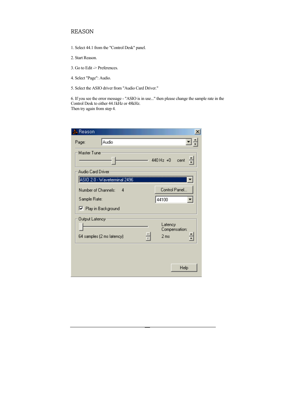 ESI Waveterminal 2496 User Manual | Page 36 / 38