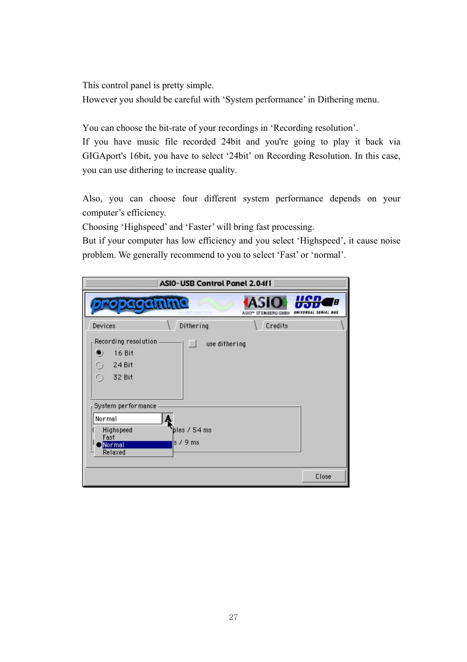 ESI GIGAPort DG User Manual | Page 27 / 28