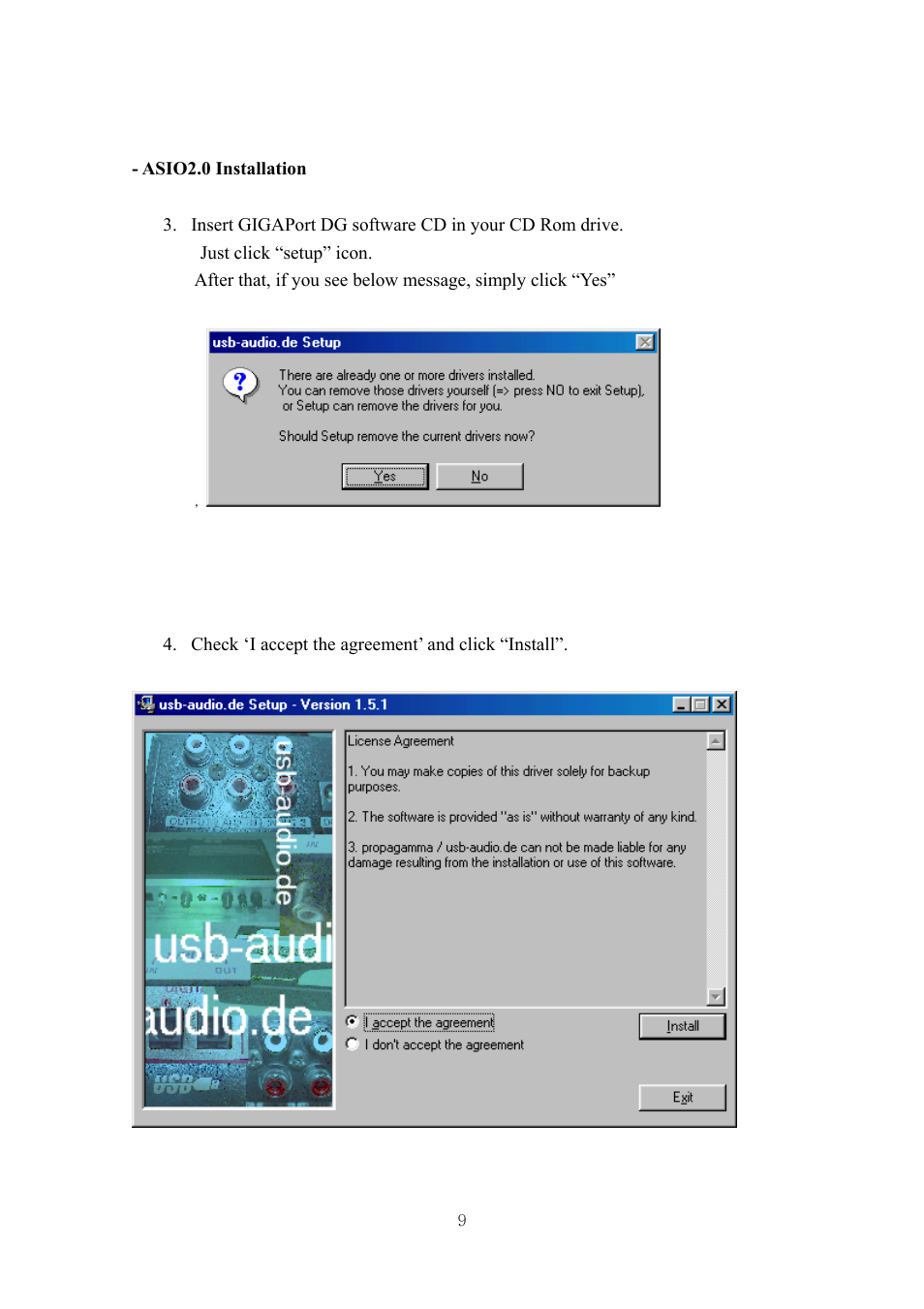 ESI GIGAPort DG User Manual | Page 9 / 28
