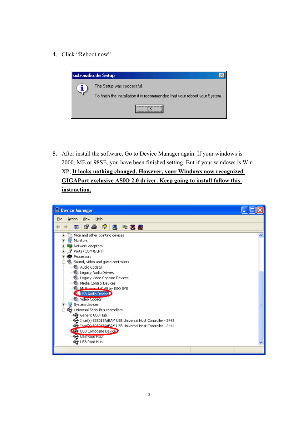 ESI GIGAPort DG Installation User Manual | Page 3 / 13