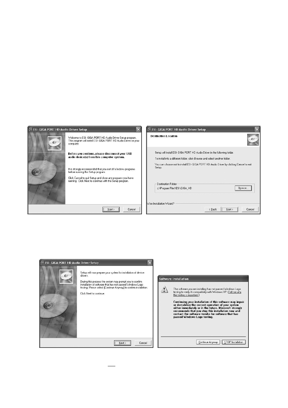 ESI GIGAPORT HD User Manual | Page 6 / 13