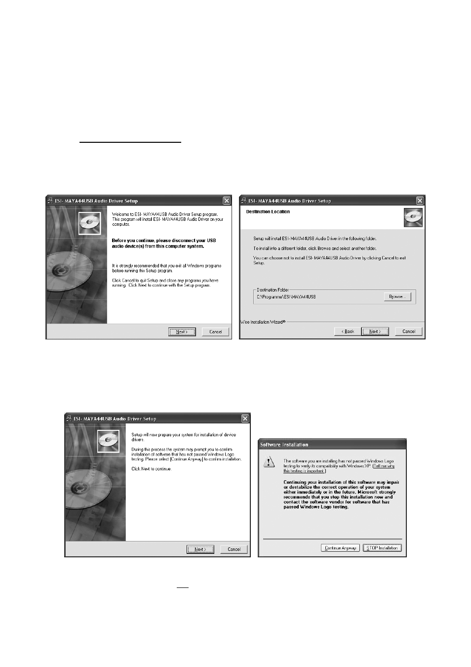 ESI MAYA44 USB User Manual | Page 6 / 16