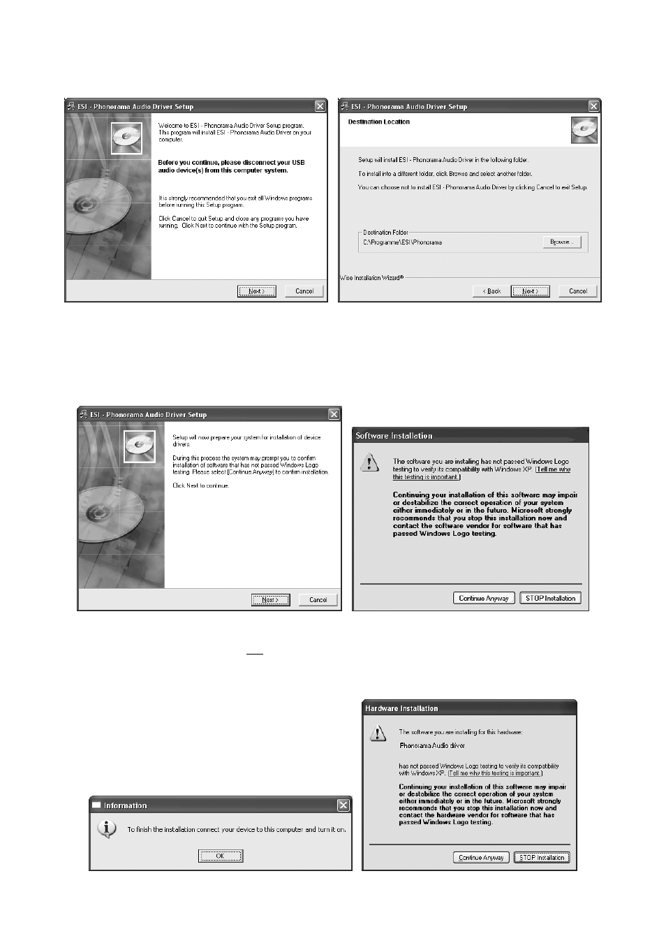 ESI PHONORAMA User Manual | Page 6 / 16