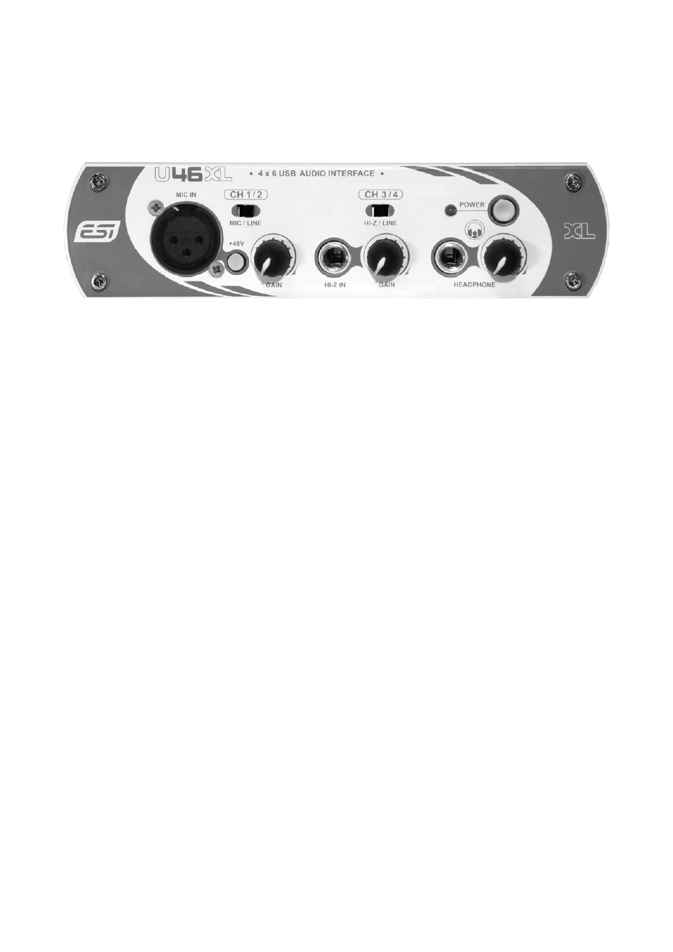 Description of u46 xl | ESI U46 XL User Manual | Page 5 / 18