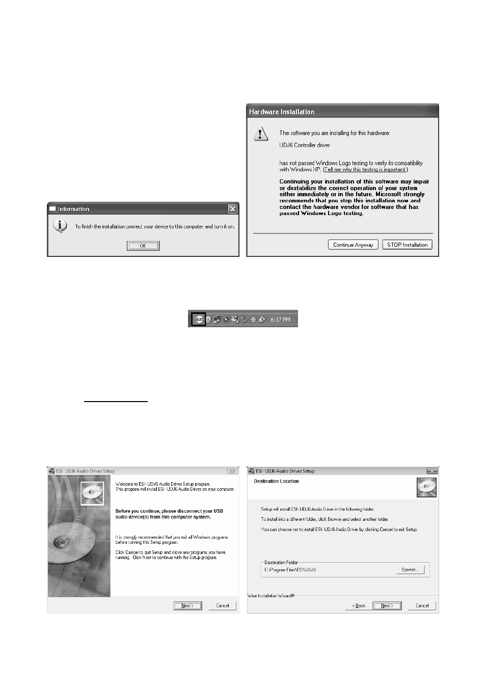 ESI UDJ6 User Manual | Page 7 / 12