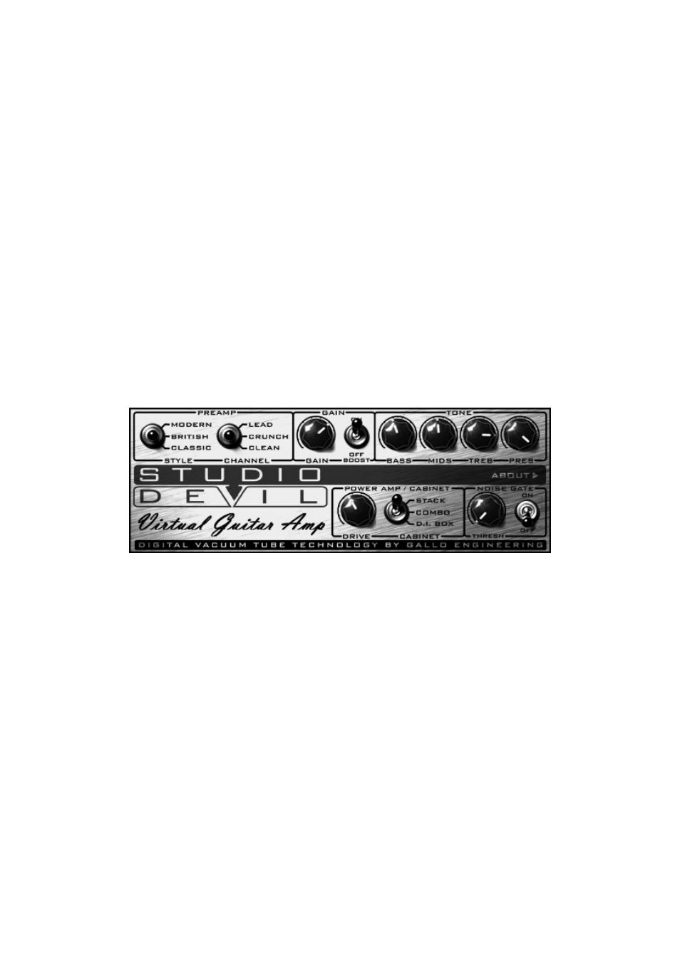 Studio devil virtual guitar amp | ESI UGM96 User Manual | Page 15 / 22