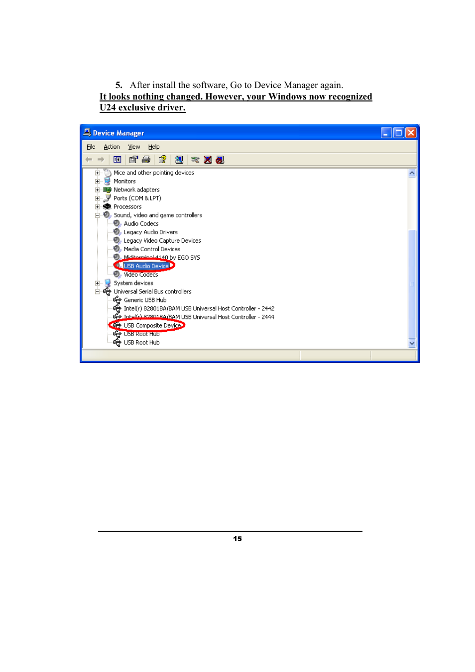 ESI Waveterminal U24 User Manual | Page 15 / 60