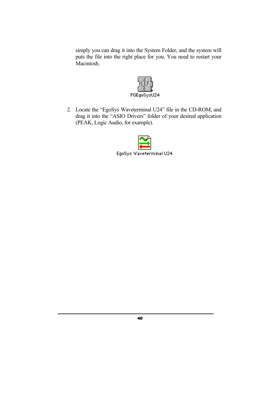ESI Waveterminal U24 User Manual | Page 40 / 60