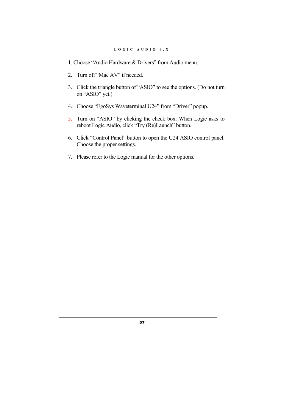 ESI Waveterminal U24 User Manual | Page 57 / 60