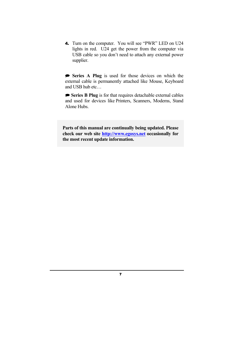 ESI Waveterminal U24 User Manual | Page 7 / 60