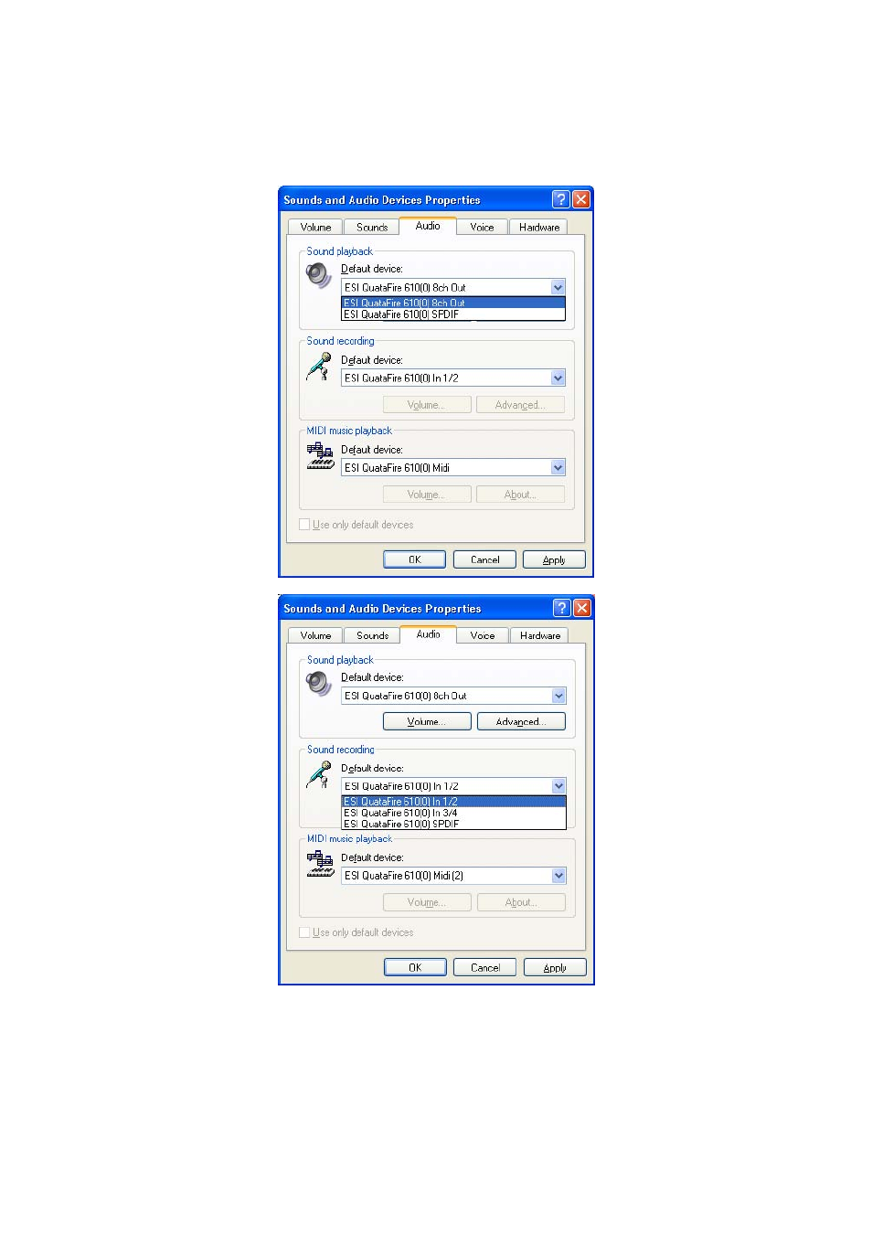 ESI QuataFire 610 User Manual | Page 12 / 28