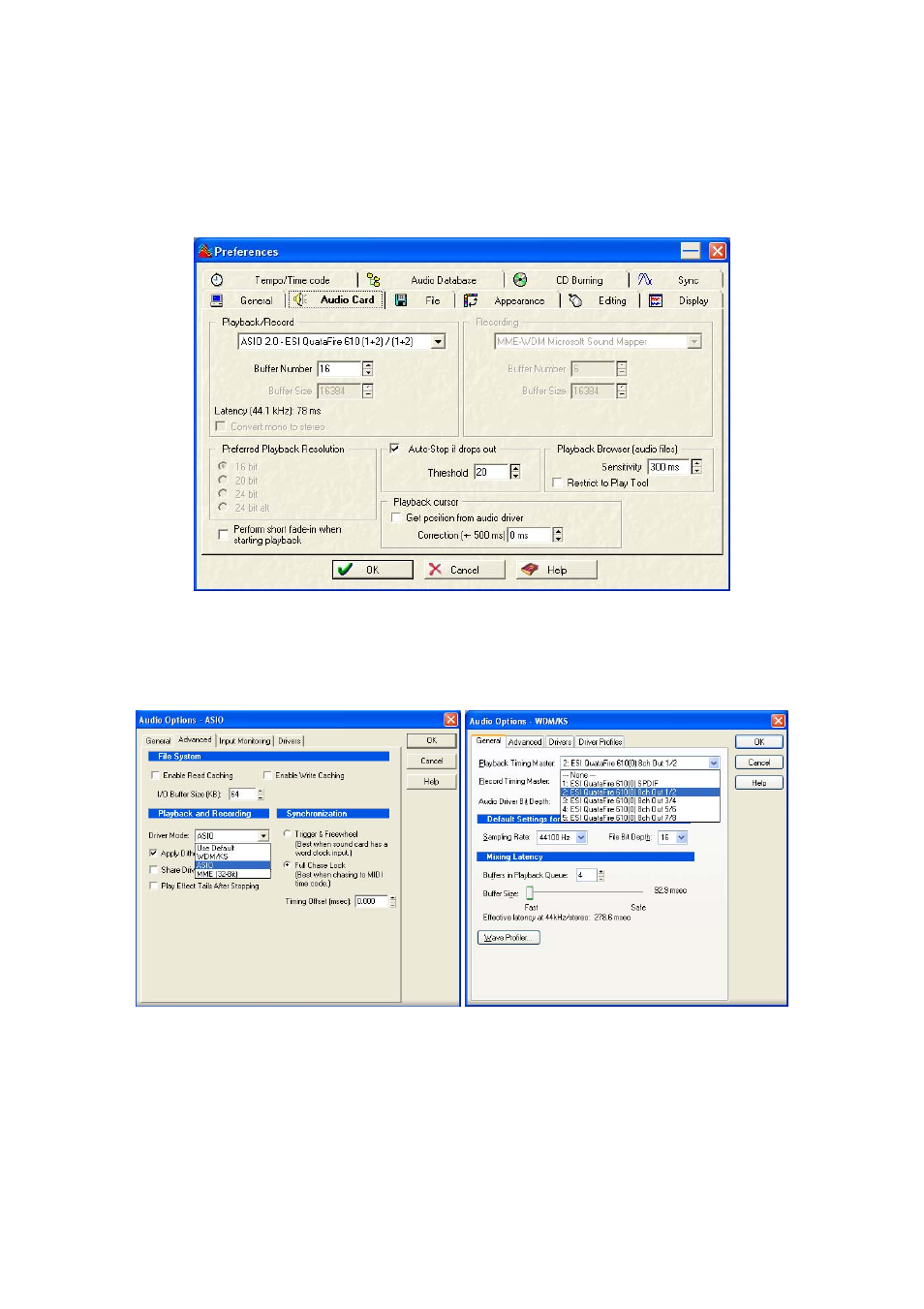 Wavelab, Sonar | ESI QuataFire 610 User Manual | Page 18 / 28