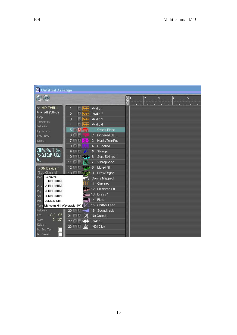 Logic | ESI M4U User Manual | Page 13 / 19