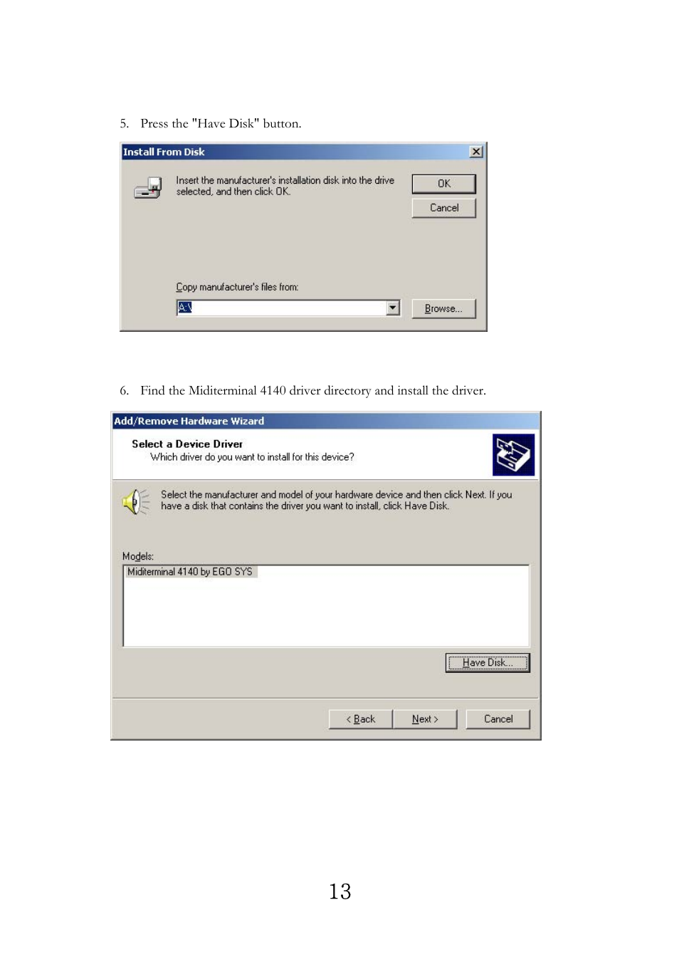 ESI Miditerminal 4140 User Manual | Page 14 / 28