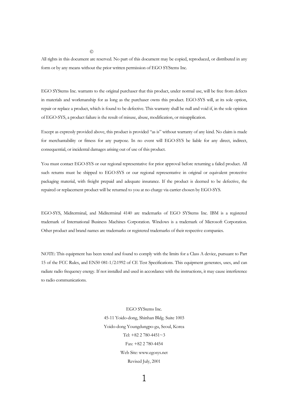 ESI Miditerminal 4140 User Manual | Page 2 / 28