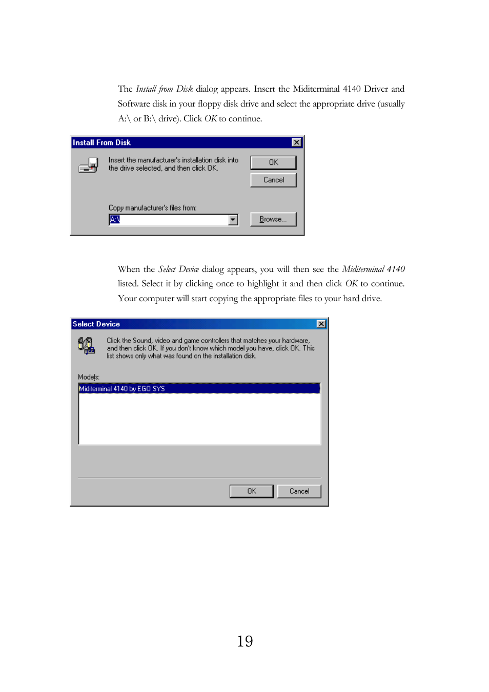 ESI Miditerminal 4140 User Manual | Page 20 / 28