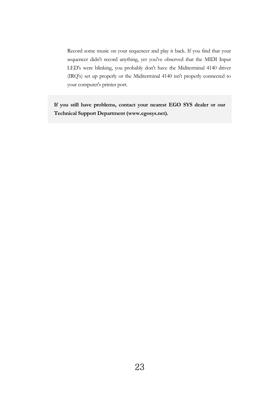 ESI Miditerminal 4140 User Manual | Page 24 / 28