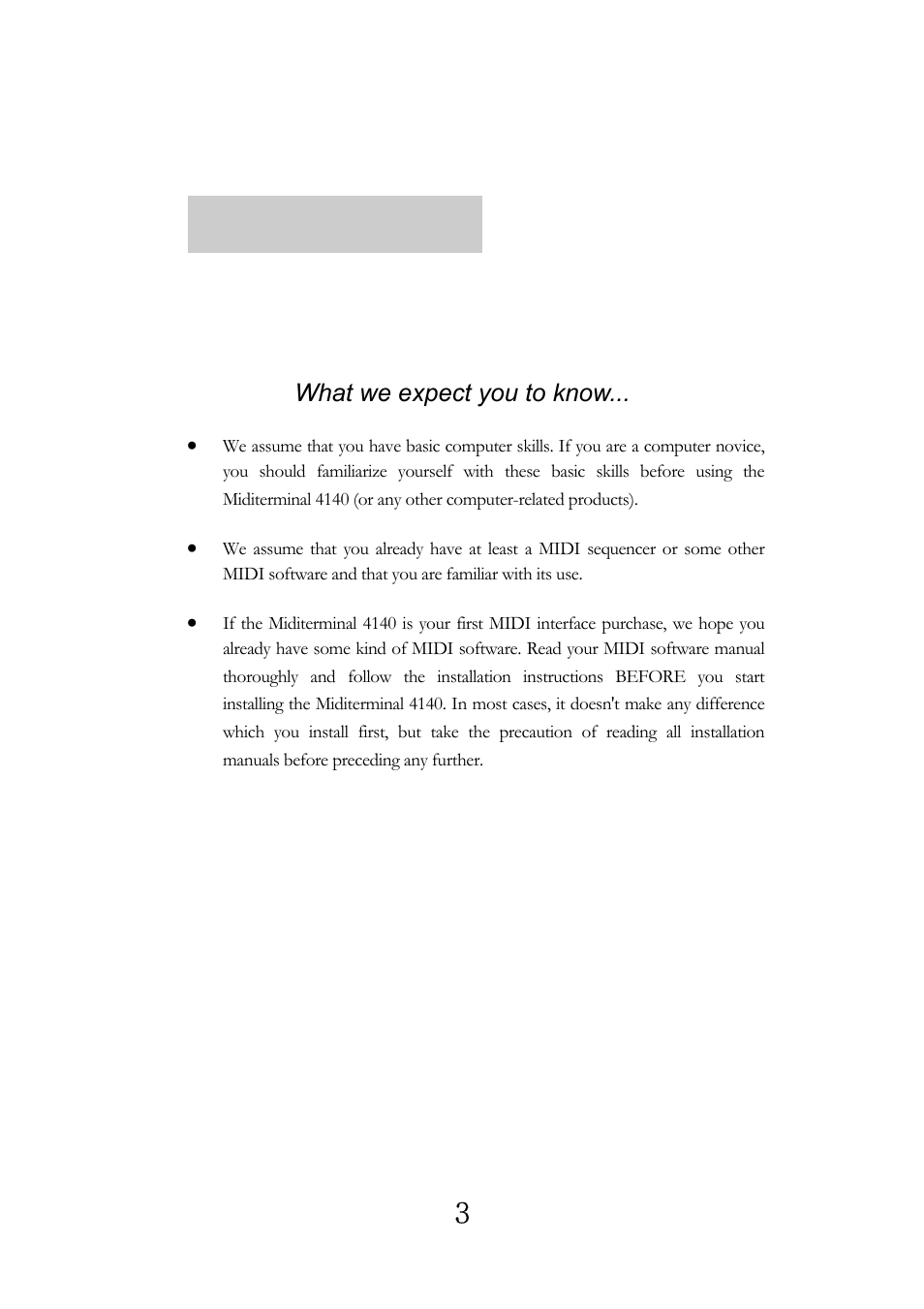 ESI Miditerminal 4140 User Manual | Page 4 / 28