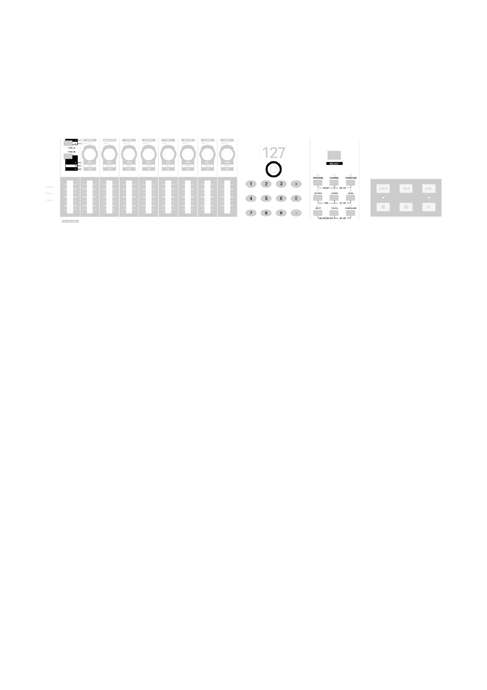 Features & functions, 1 function buttons | ESI K.ON User Manual | Page 6 / 17