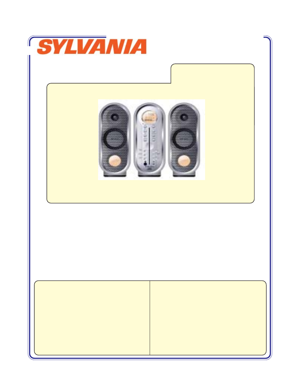 Curtis SRCD909 User Manual | 1 page