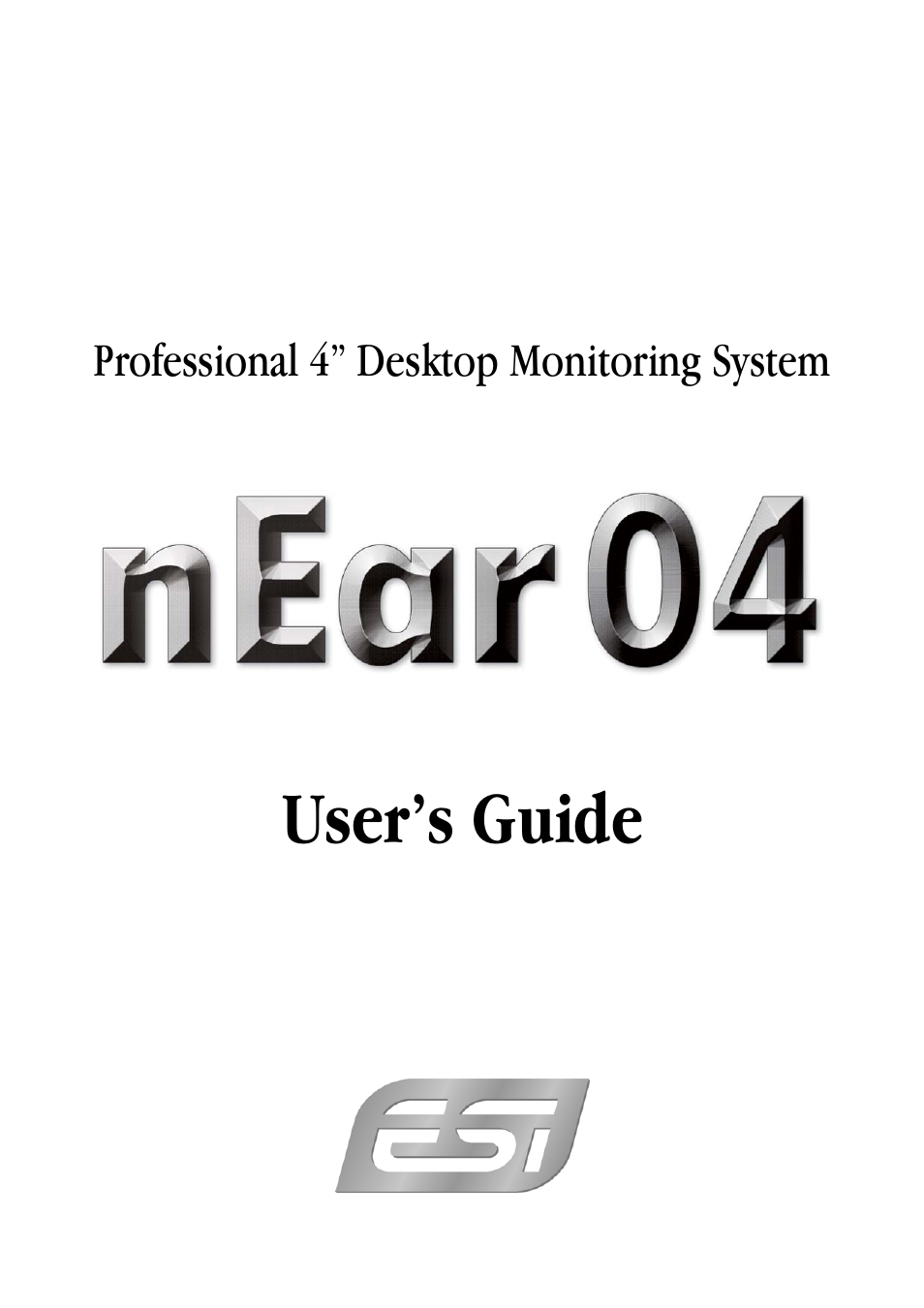 ESI nEar04 User Manual | 11 pages