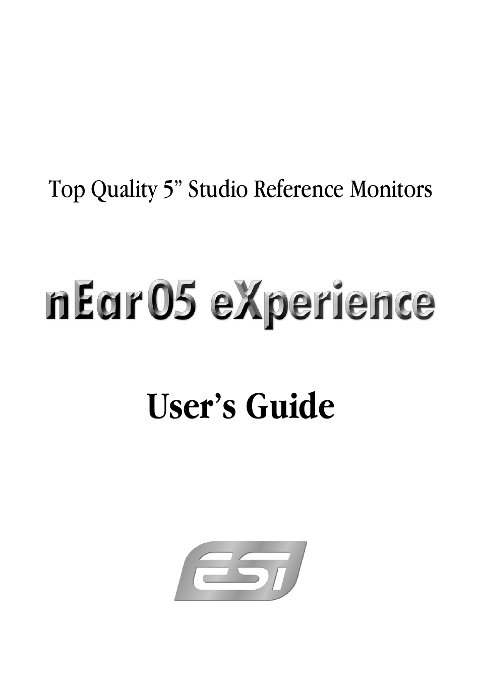 ESI nEar05 eXperience User Manual | 10 pages