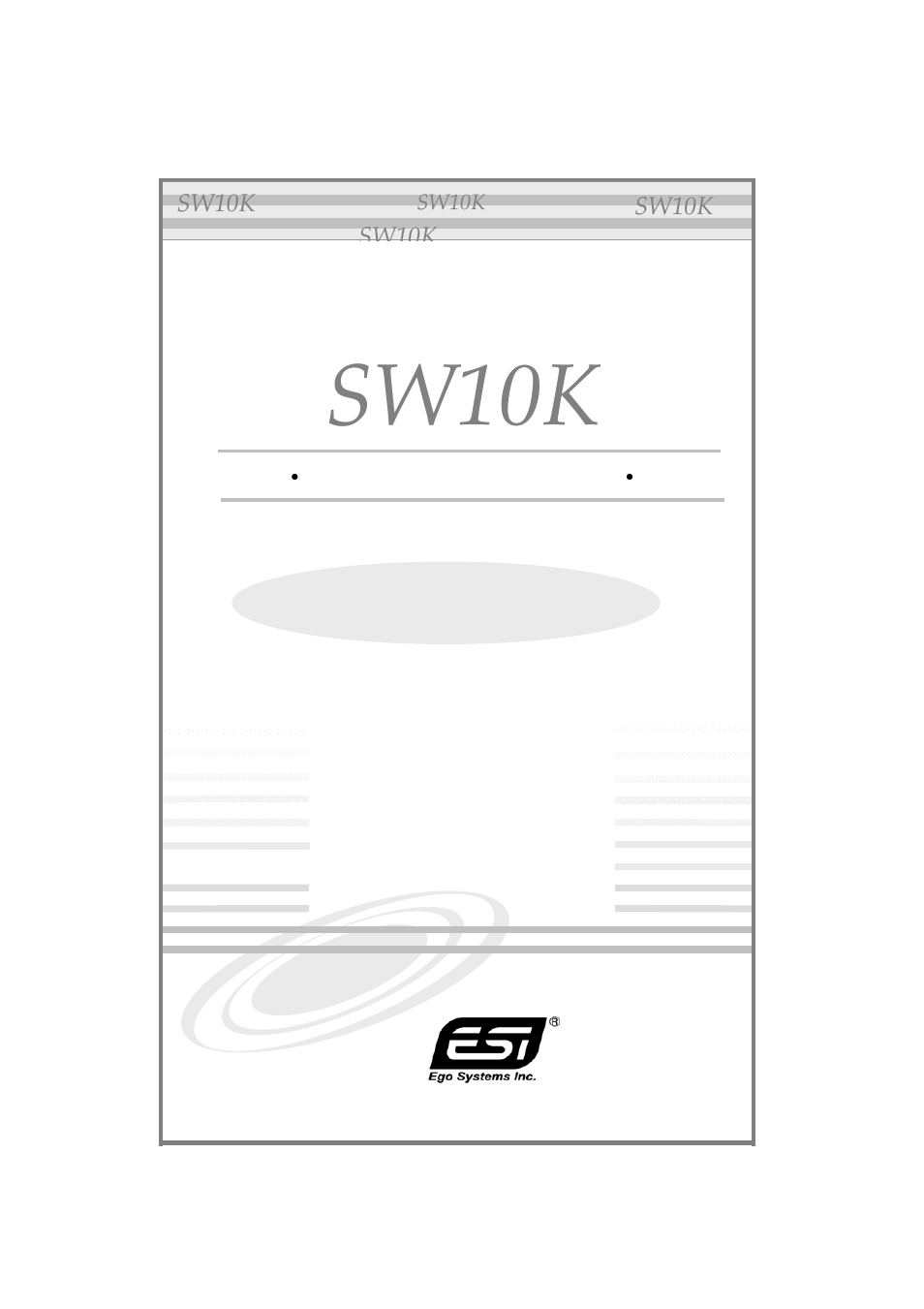 ESI SW10K User Manual | 13 pages