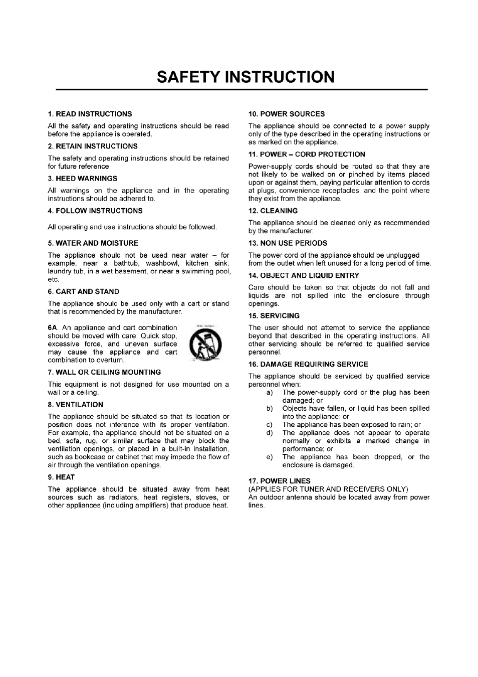 ESI SW10K eXperience User Manual | Page 9 / 9