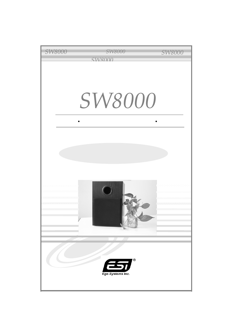 ESI SW8000 User Manual | 13 pages