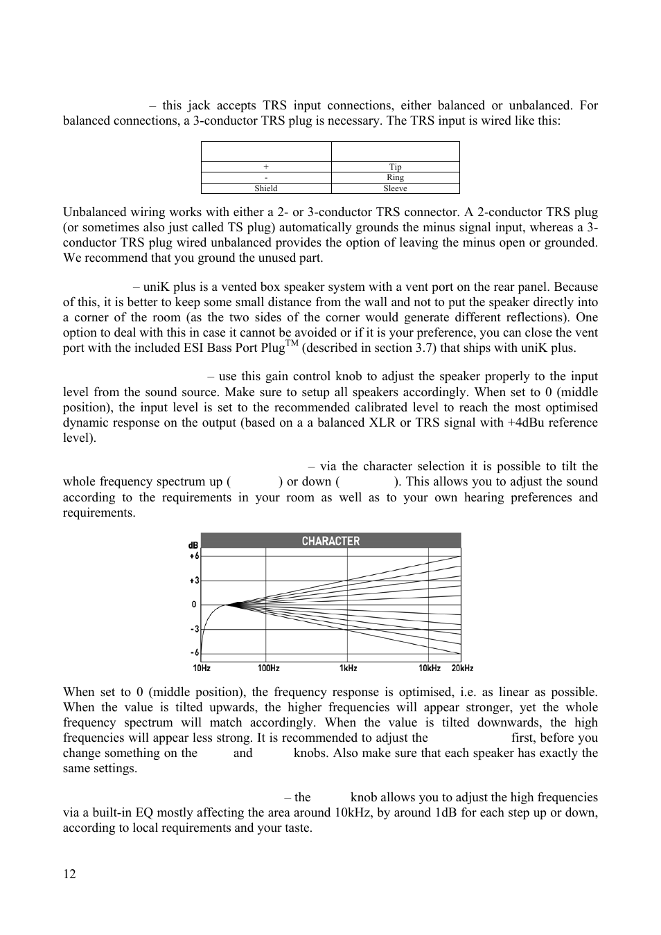 ESI uniK 05 User Manual | Page 12 / 14