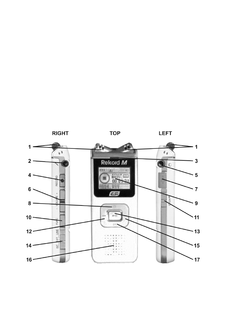 Introduction, Description of rekord m | ESI Rekord M User Manual | Page 4 / 15