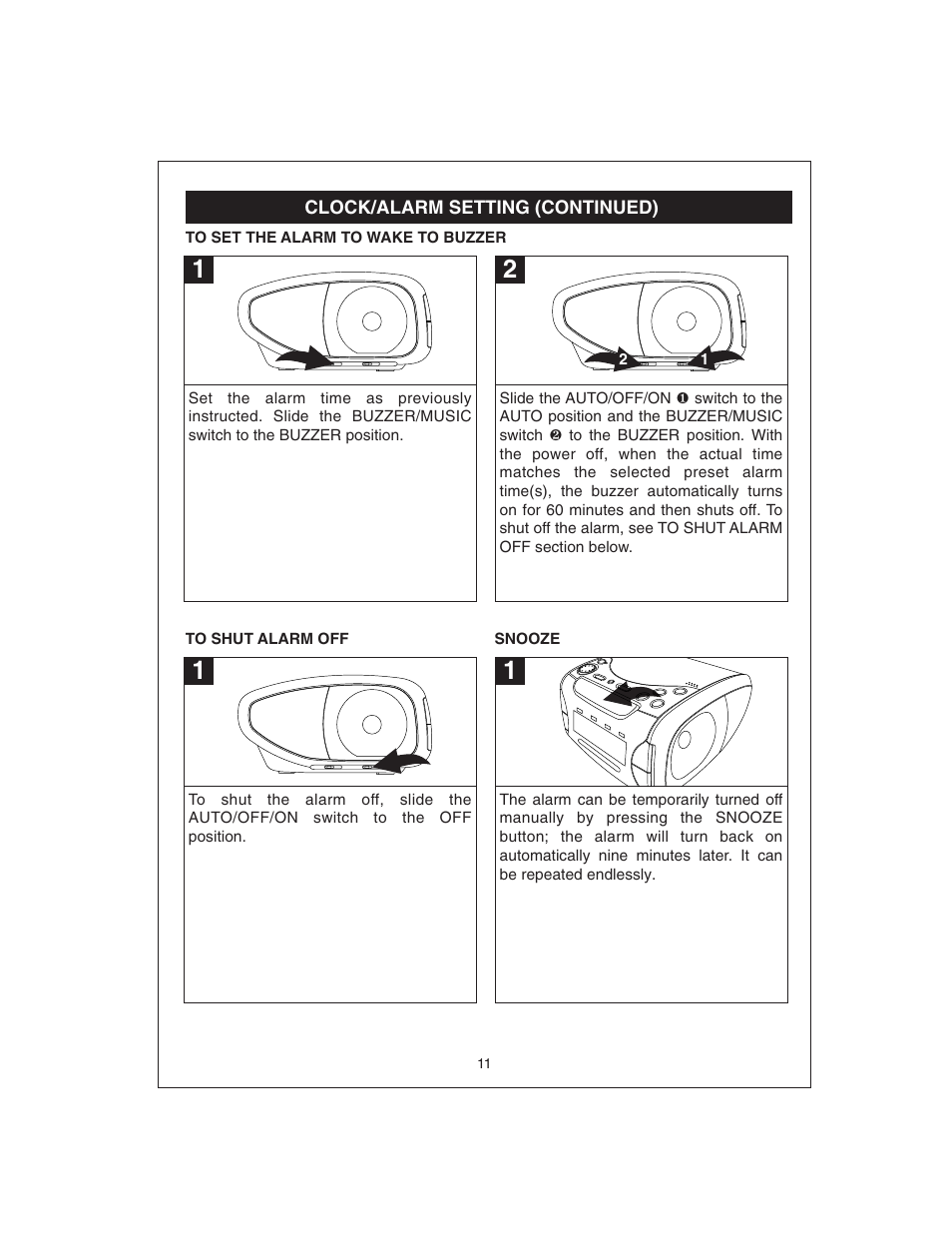 Curtis CR4975 User Manual | Page 12 / 16