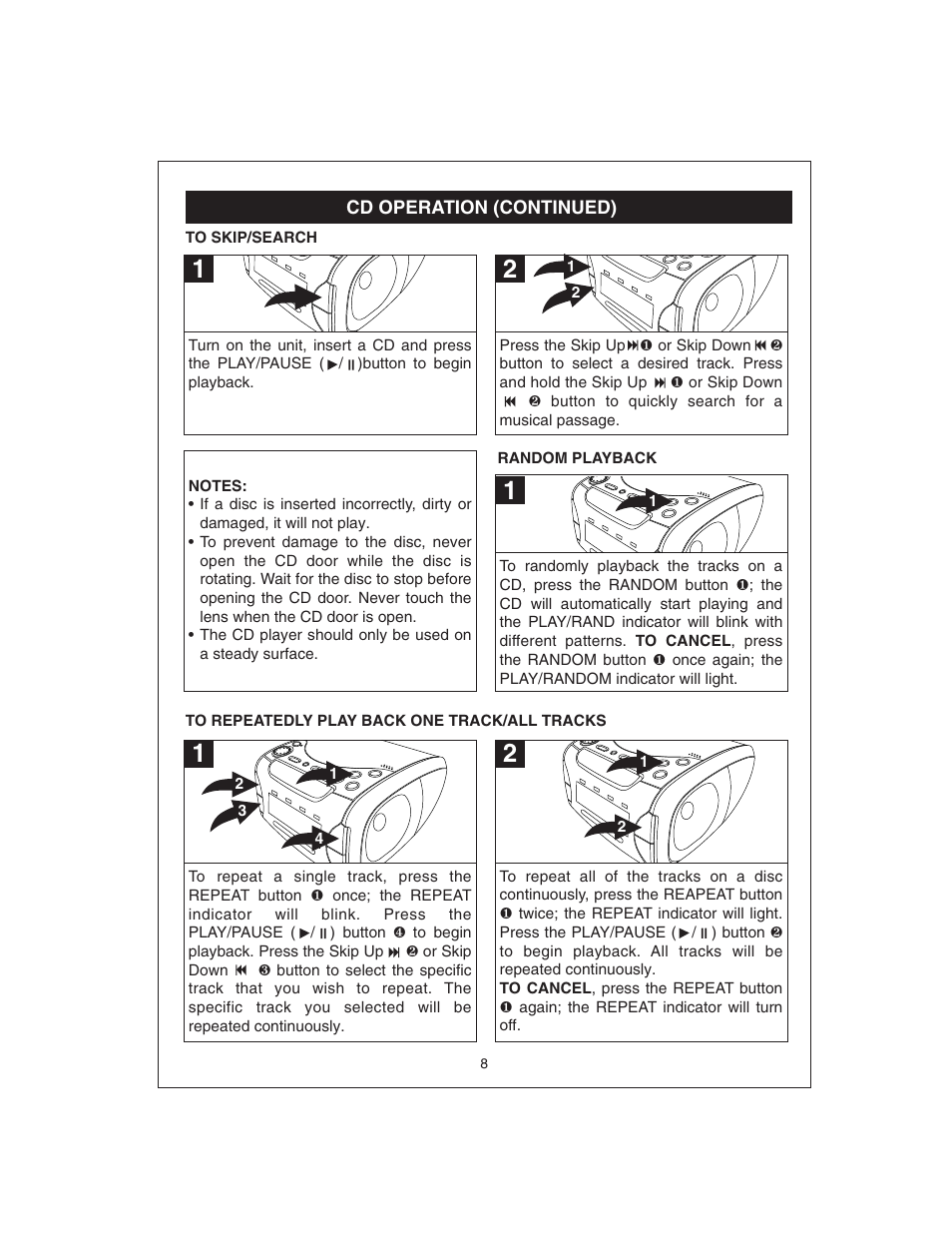 Curtis CR4975 User Manual | Page 9 / 16