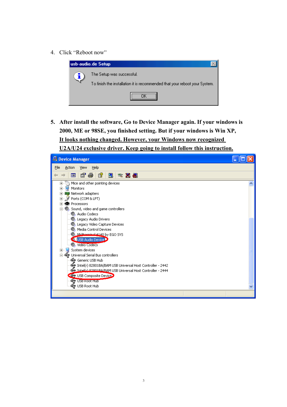 ESI Waveterminal U24 User Manual | Page 3 / 13