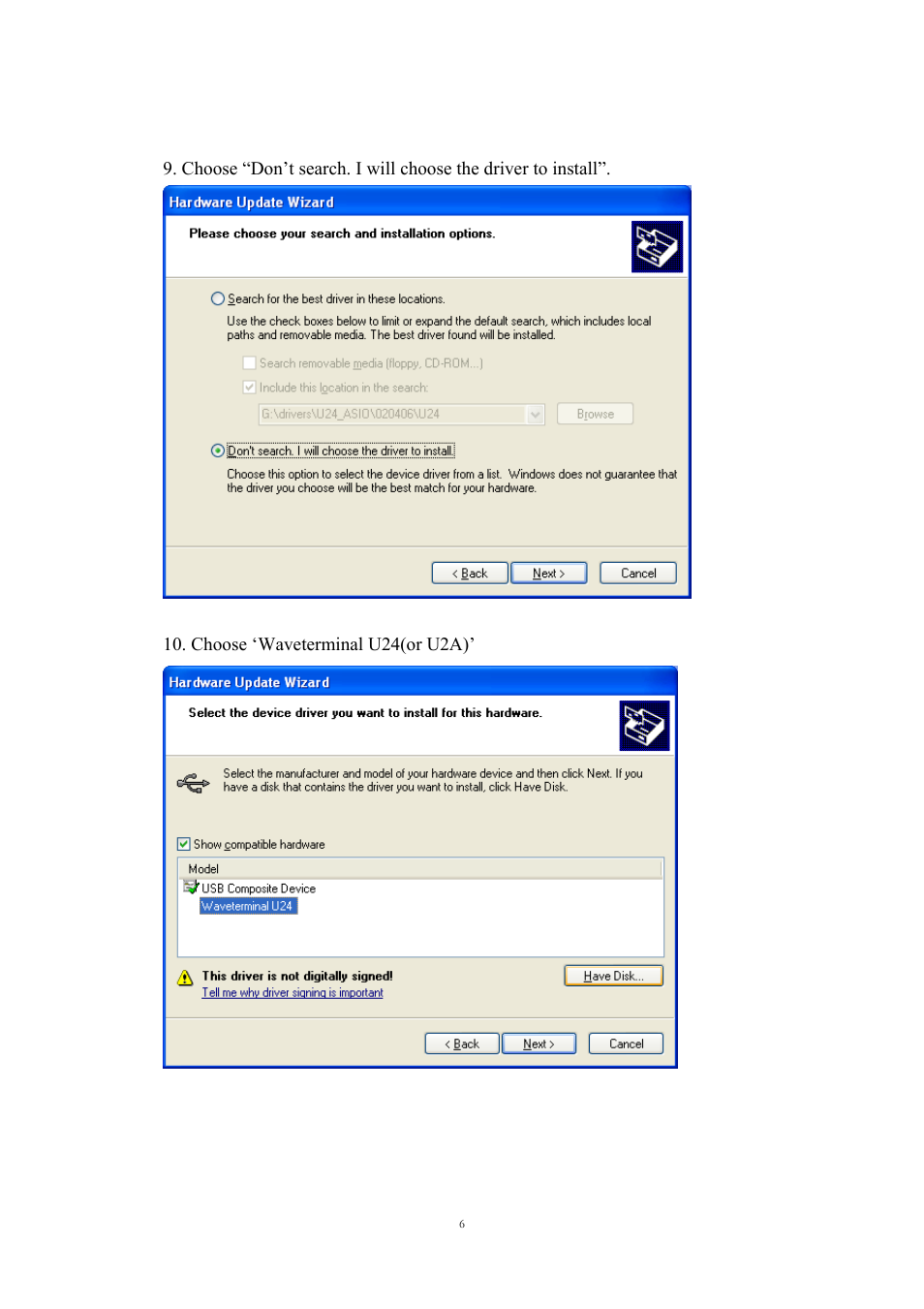 ESI Waveterminal U24 User Manual | Page 6 / 13