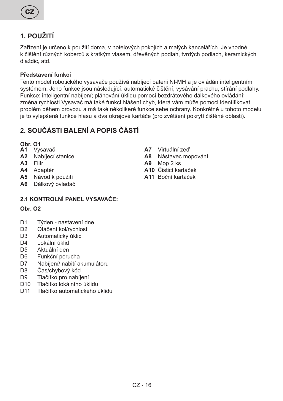 ETA Bolero User Manual | Page 16 / 108